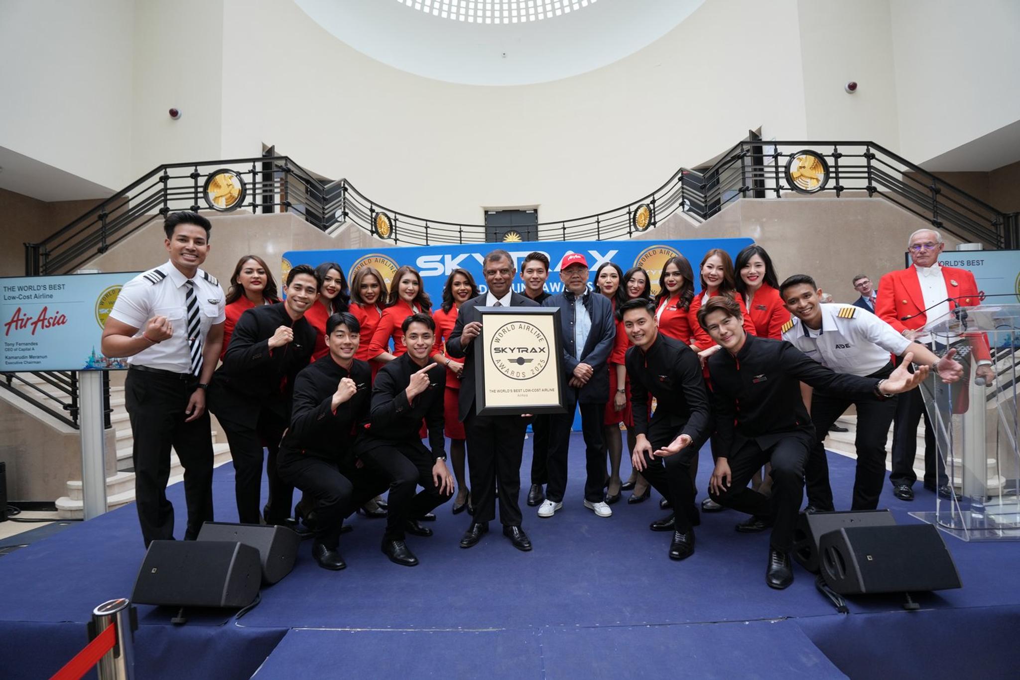 AirAsia Wins World’s Best Low-Cost Airline for 16th Consecutive Year at Skytrax World Airline Awards 2025