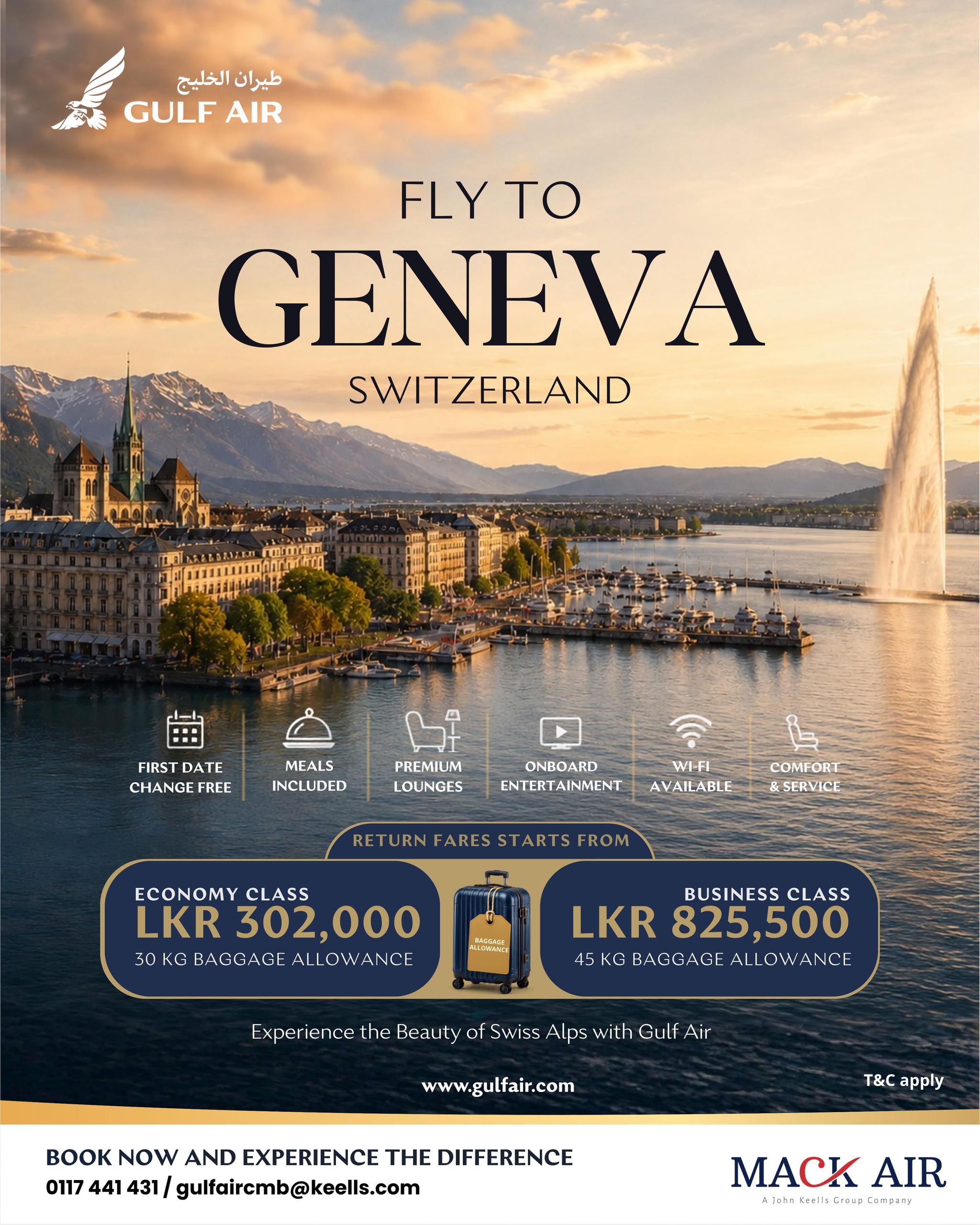 Gulf Air Geneva