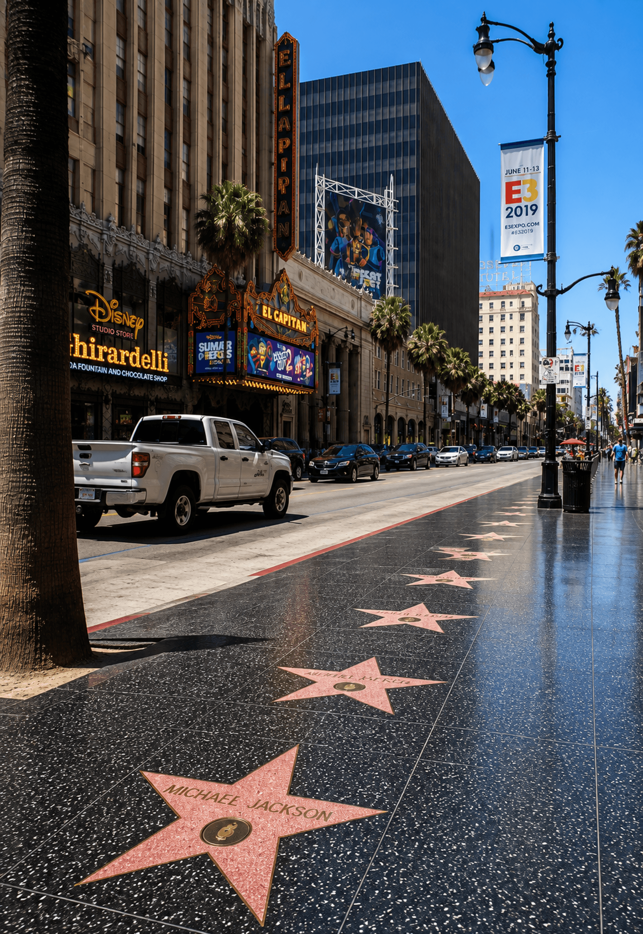 Hollywood Boulevard Walk of Fame stars